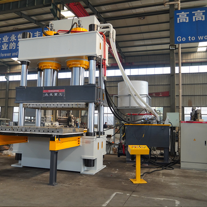 800吨四柱油压机 复合材料smc玻璃钢热压成型液压机 液压机定制