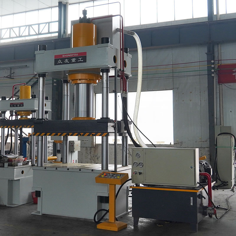 315吨PE沙子地砖成型液压机 400T四柱油压机聚乙烯热塑性树脂压机