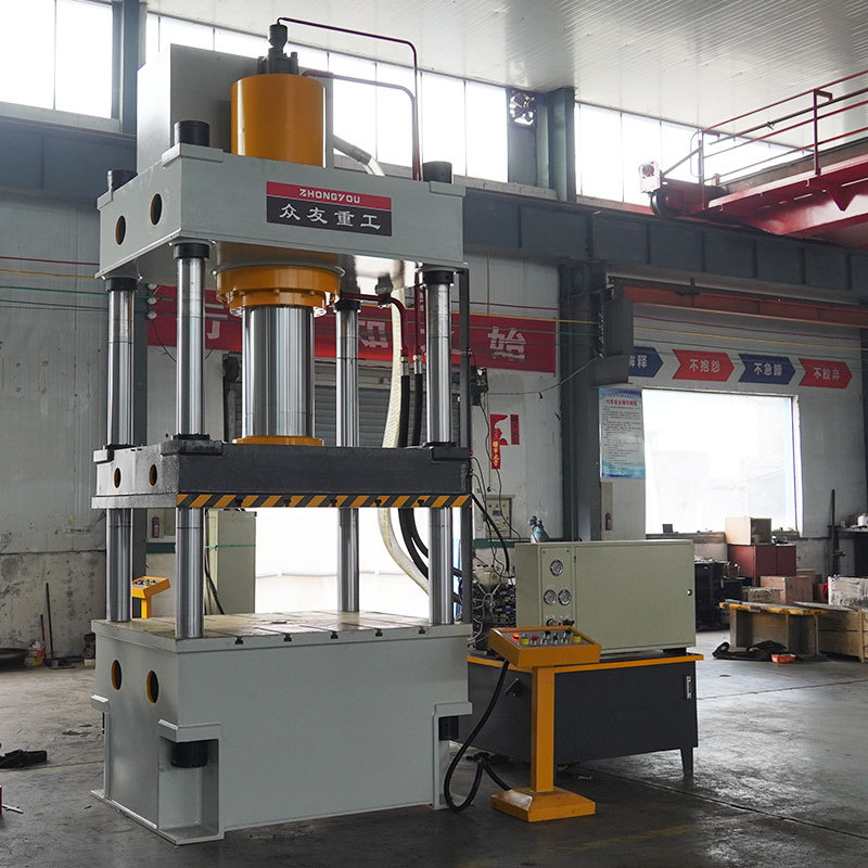 315吨PE沙子地砖成型液压机 400T四柱油压机聚乙烯热塑性树脂压机