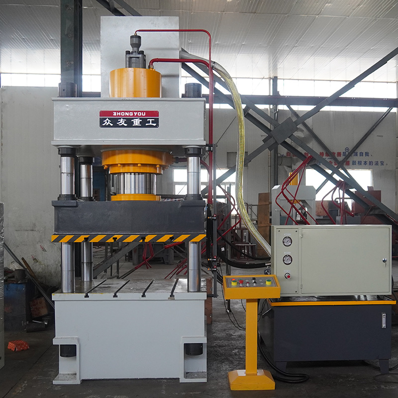 315吨铁锹拉伸成型液压机生产线  315t金属铁叉五金冲压设备油压机