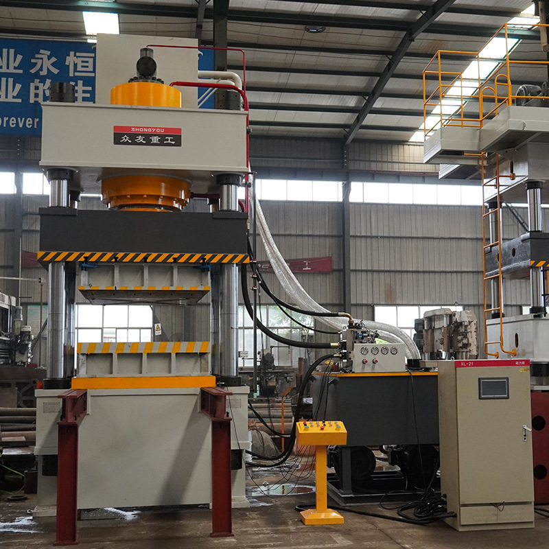 800吨液压机 不锈钢水箱板拉伸成型压力机 800t铁皮成型拉伸四柱油压机 