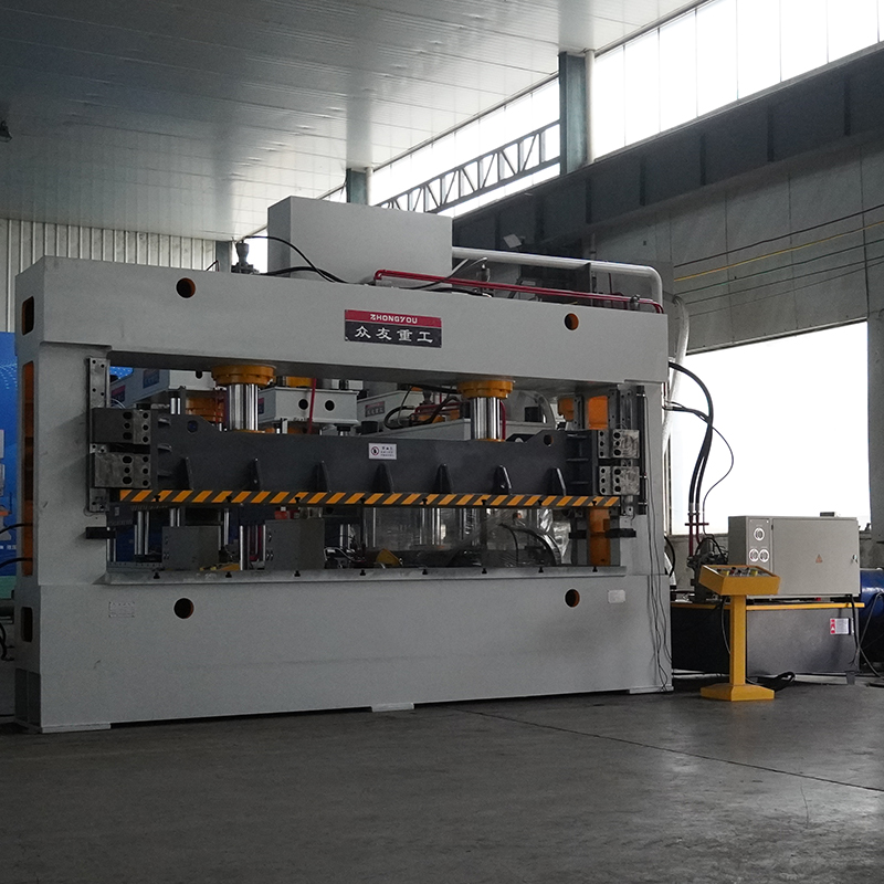 200吨框式液压机 集装箱顶板压型龙门式框架油压机 排冲排铆压力机