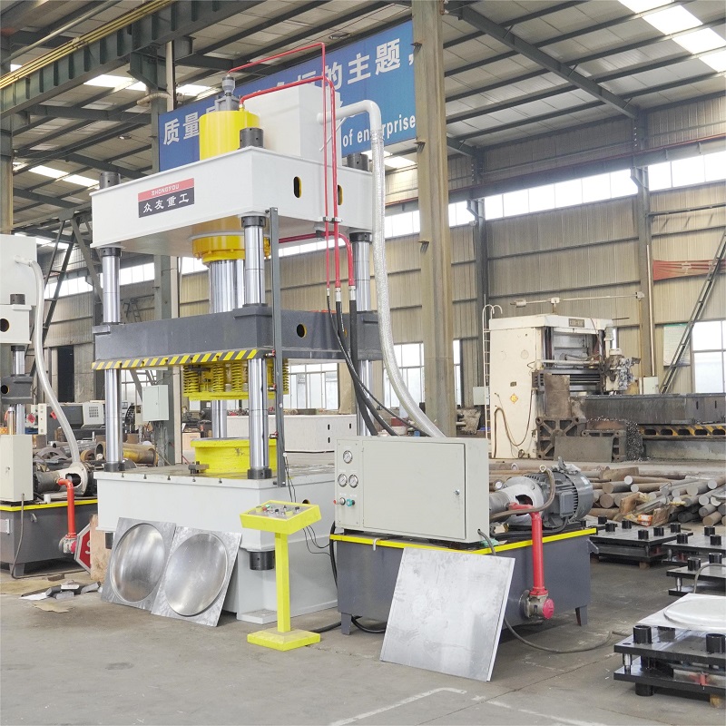 卫星锅盖拉伸成型液压机  金属落料切边压力机 315吨金属成型油压机