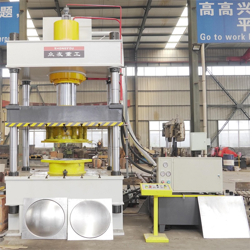 卫星锅盖拉伸成型液压机  金属落料切边压力机 315吨金属成型油压机