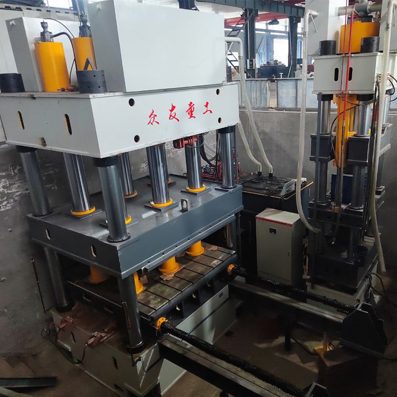 1500吨货车汽车覆盖件模压成型液压机 碳纤维热压伺服压力机 SMC玻璃钢电缆桥架成型液压机