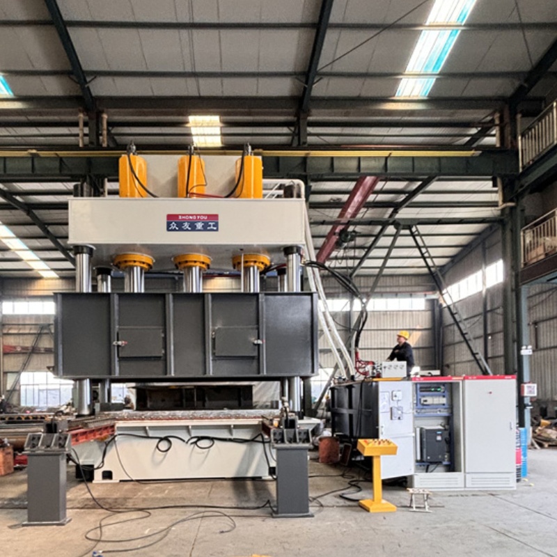 1200吨四柱液压机 三缸伺服压力机 大吨位油压机定制厂家