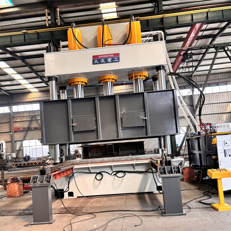 1200吨四柱液压机 三缸伺服压力机 大吨位油压机定制厂家