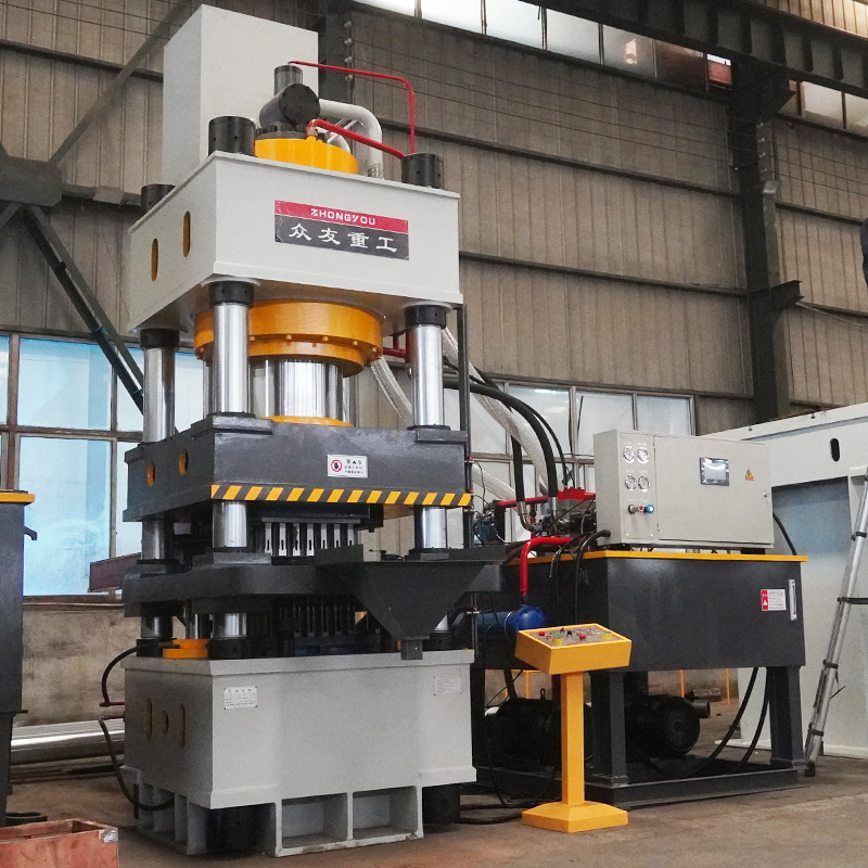 630吨鱼饵块成型液压机 粉末成型压力机 630T油压机