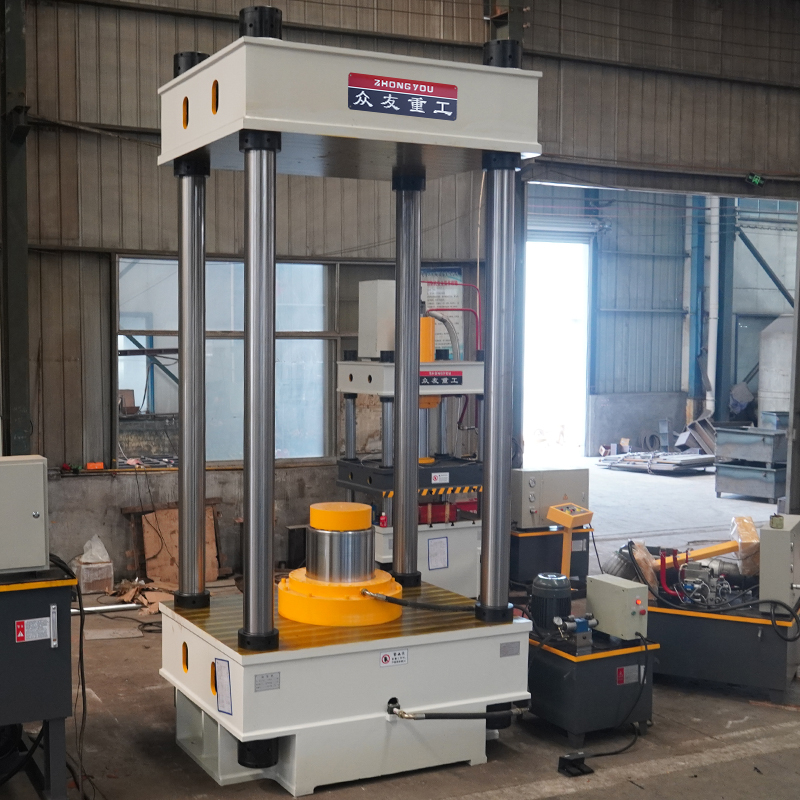 500吨二梁四柱液压机 500T多功能液压机 拆装校正成型下顶式油压机