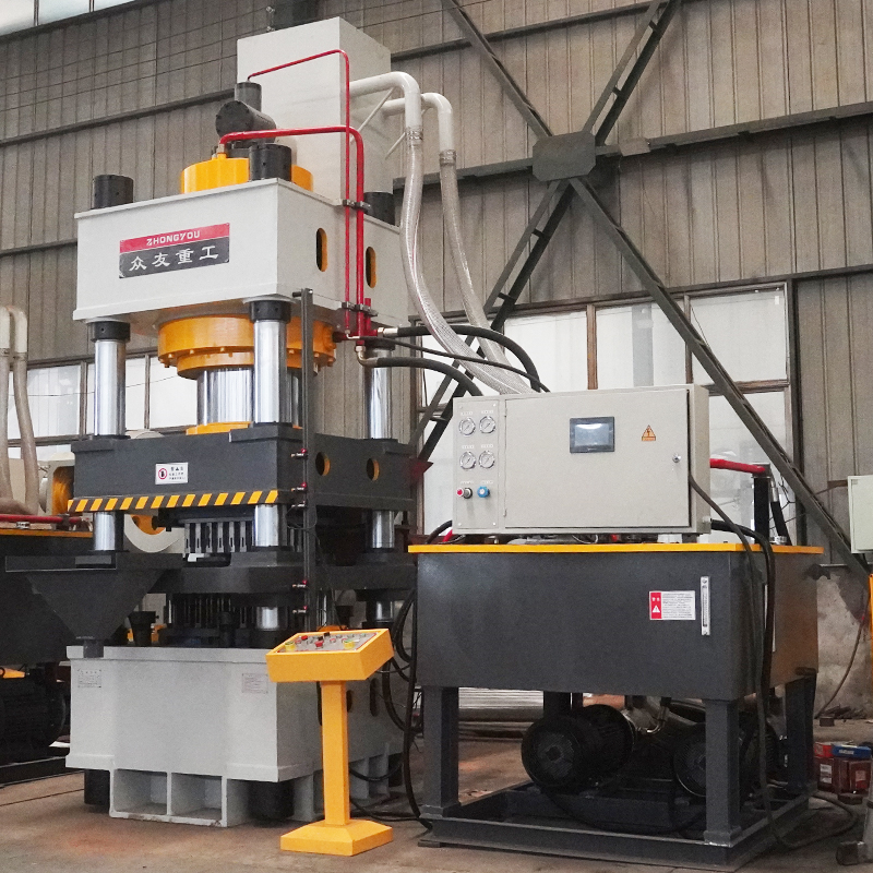 630吨鱼饵块成型液压机 粉末成型压力机 630T油压机