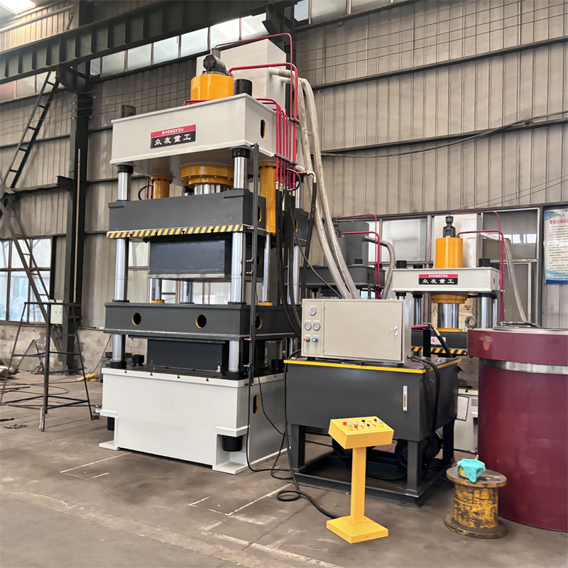 500吨四梁四柱液压机 500T隔热板成型压力机