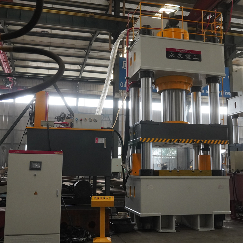 1000吨三梁四柱液压机 1000T成型压力机 油压机定制