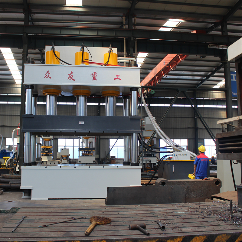 1200吨三梁四柱液压机 1200T伺服压力机 成型油压机