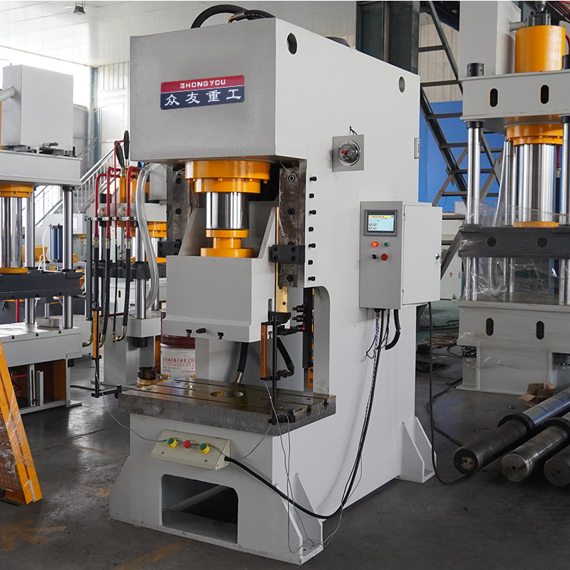 125吨液压冲床 金属零件冲压成型液压机 125T开式液压冲