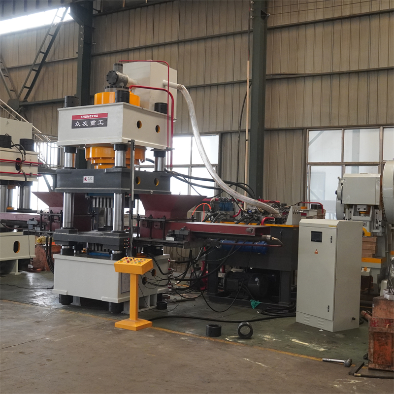 630吨鱼饵块成型液压机 630T四梁四柱压力机 630t粉末成型油压机