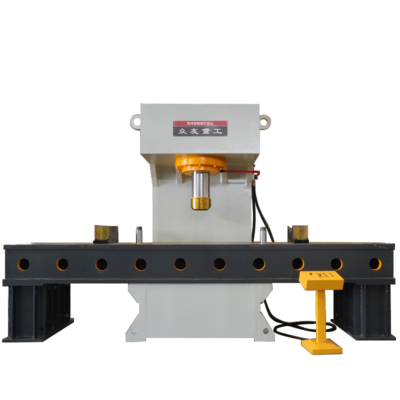 400吨单臂液压机 400T钢管校直校正C型压力机
