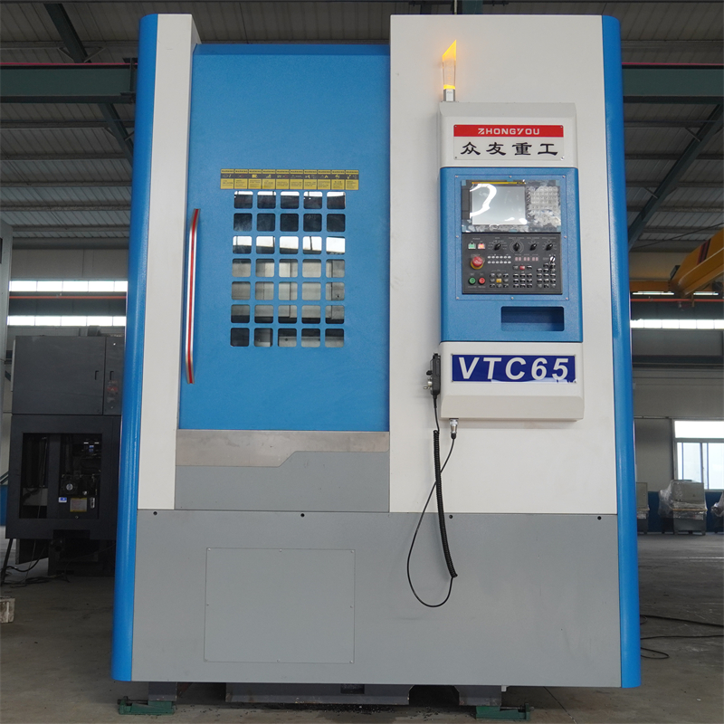 VTC65不锈钢阀体法兰加工数控立车 减速机壳立车车床