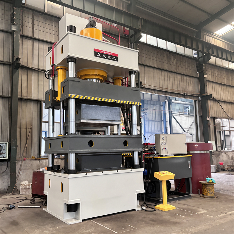 500吨四梁四柱液压机 500T隔热板成型压力机