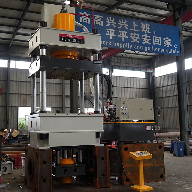 400吨封头拉伸液压机 管帽拉伸压力机 碳钢封头成型油压机