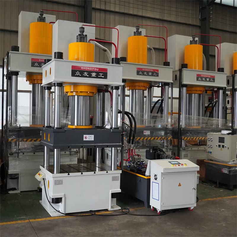 315吨液压机 315T航空配件压缩压力机 伺服四柱油压机