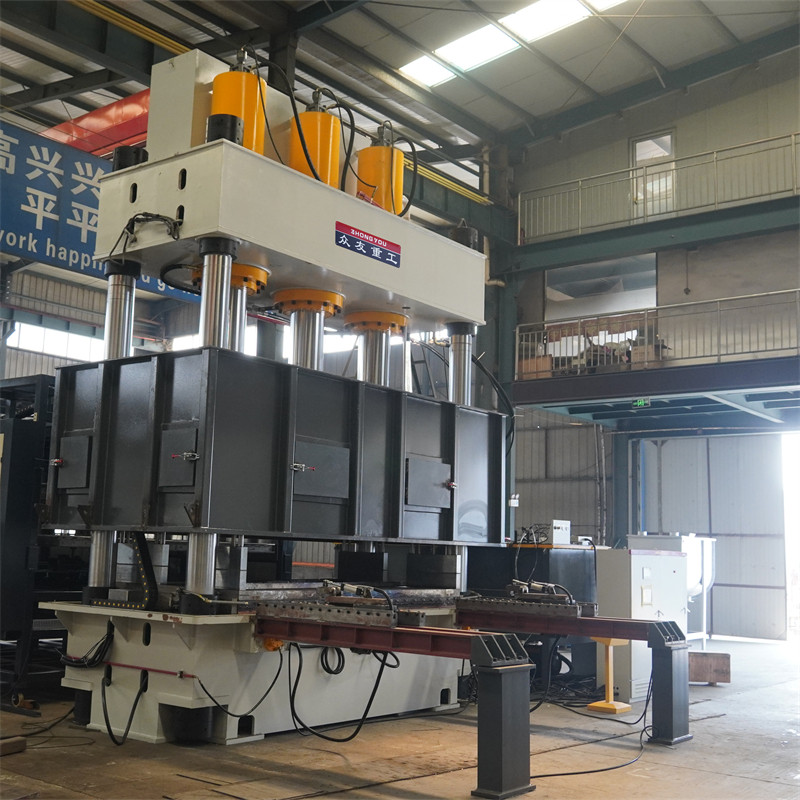 1200吨建筑模板成型液压机 1200T建筑护栏塑料模板热压压力机