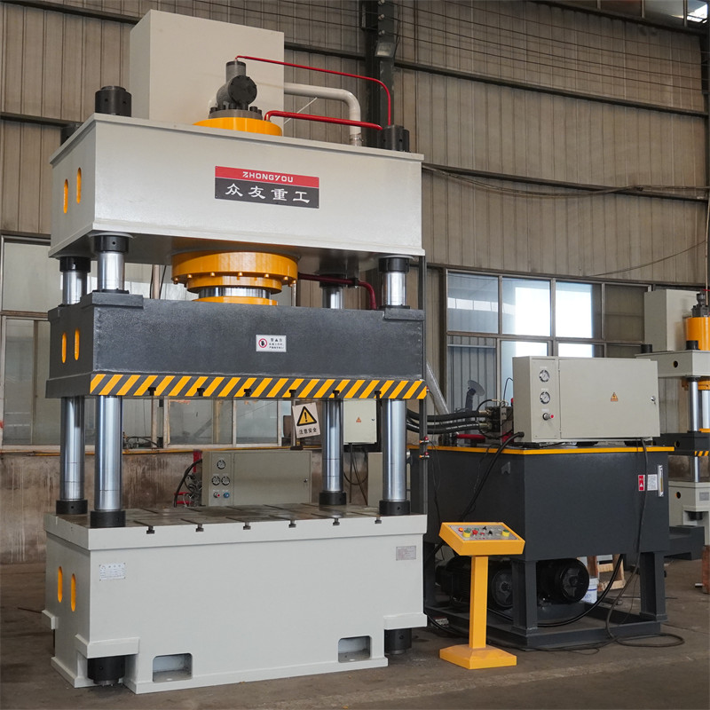 500吨电缆桥架成型液压机 500T不锈钢成型压力机生产线