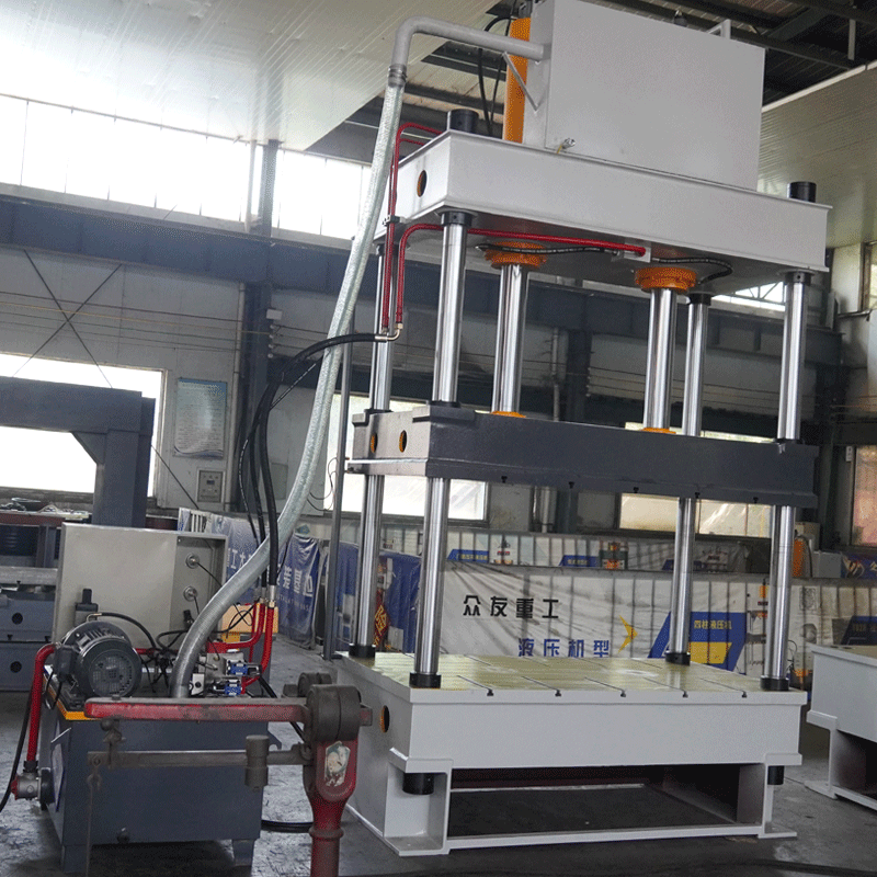 100吨汽车减震塔液压机 100T双缸四柱压力机