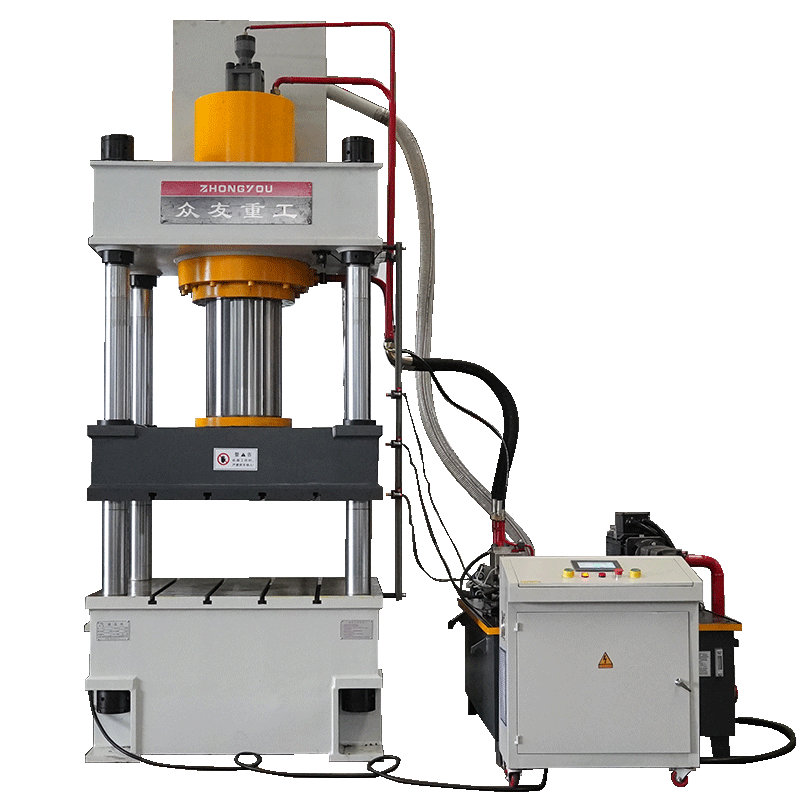 315吨液压机 315T航空配件压缩压力机 伺服四柱油压机