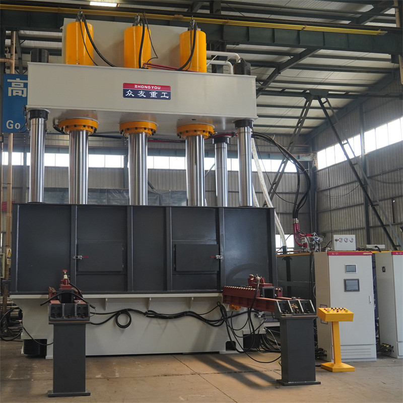 1200吨建筑模板成型液压机 1200T建筑护栏塑料模板热压压力机