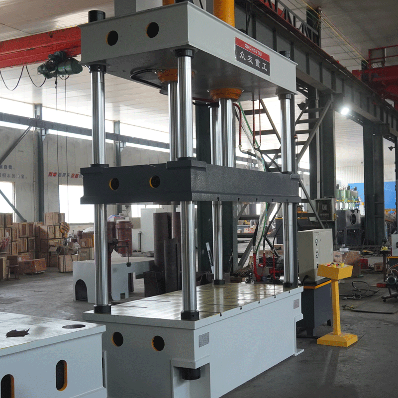 100吨汽车减震塔液压机 100T双缸四柱压力机