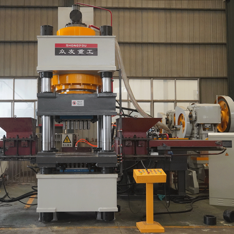 630吨鱼饵块成型液压机 粉末成型压力机