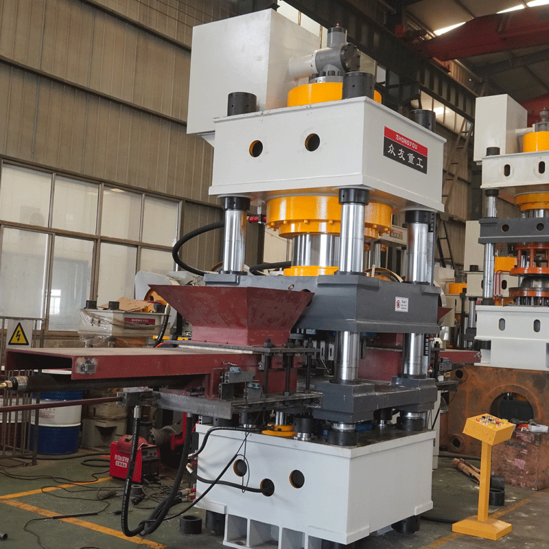 630吨鱼饵块成型液压机 粉末成型压力机