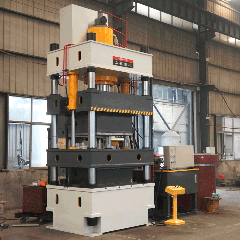 500吨四梁四柱液压机 500T隔热板压力机