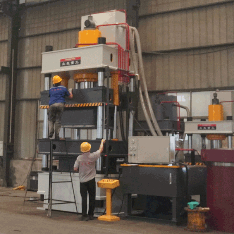 500吨四梁四柱液压机 500T隔热板压力机