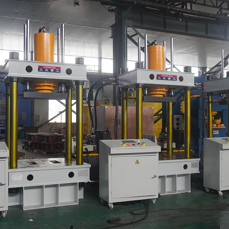 全自动橡胶压块液压机 120T多功能液压机 二梁四柱压力机伺服压力机