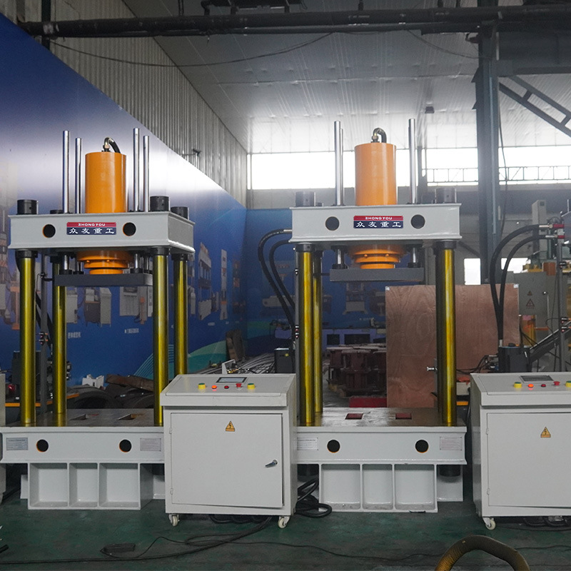 全自动橡胶压块液压机 120T多功能液压机 二梁四柱压力机伺服压力机