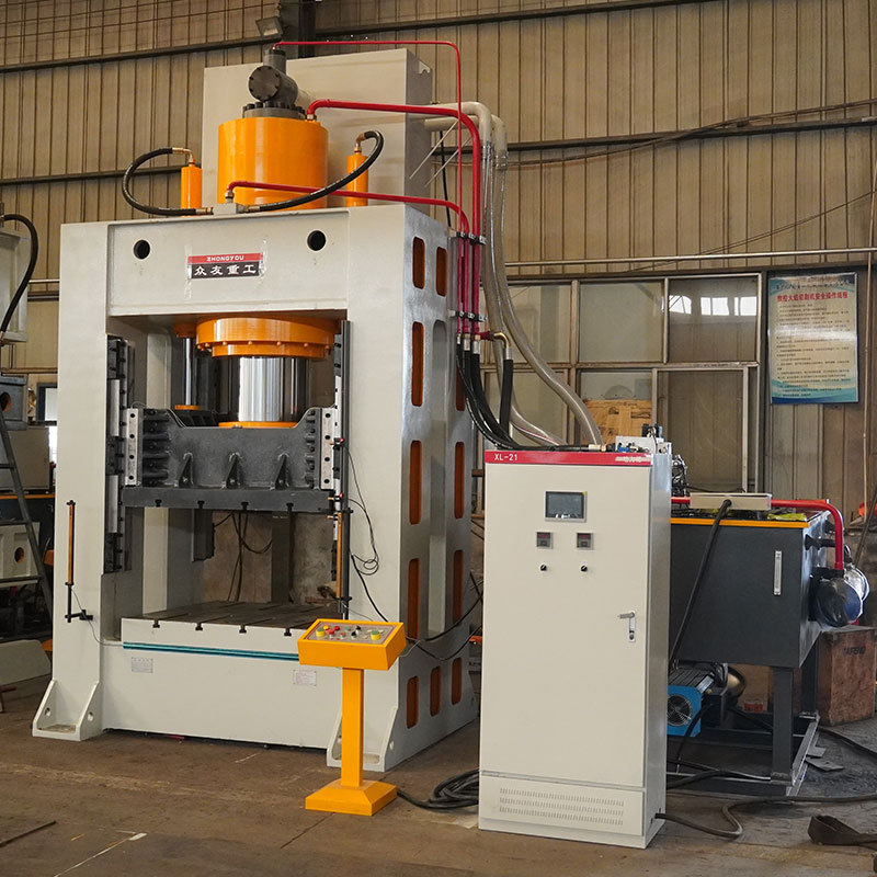 630吨框式液压机 630T铜挤压伺服油压机 框架式锻压机 众友压力机厂家