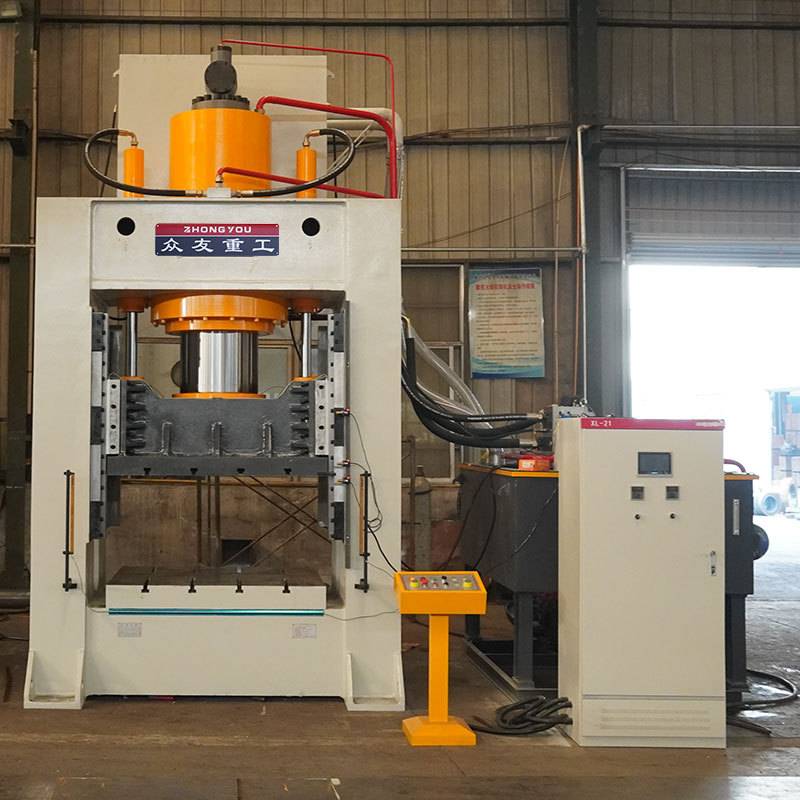 630吨框式液压机 630T铜挤压伺服油压机 框架式锻压机 众友压力机厂家