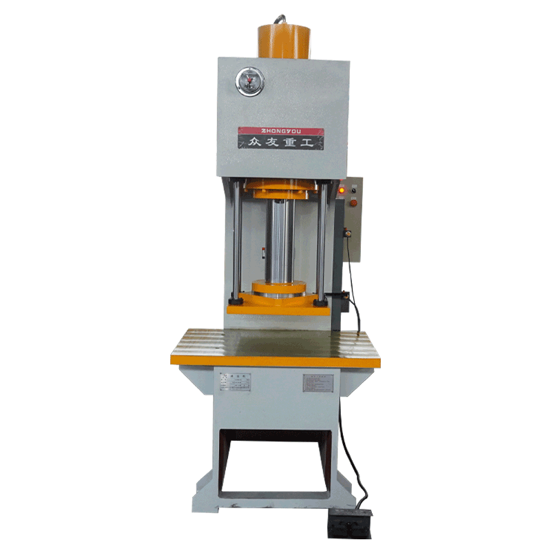 100吨四柱导向单臂液压机 100t单柱油压机 100吨压装液压机