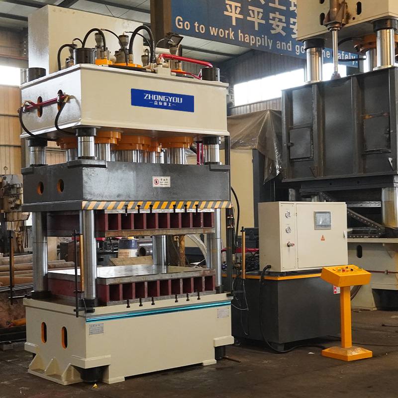 三梁四柱液压机   500吨带触摸屏模具压力机