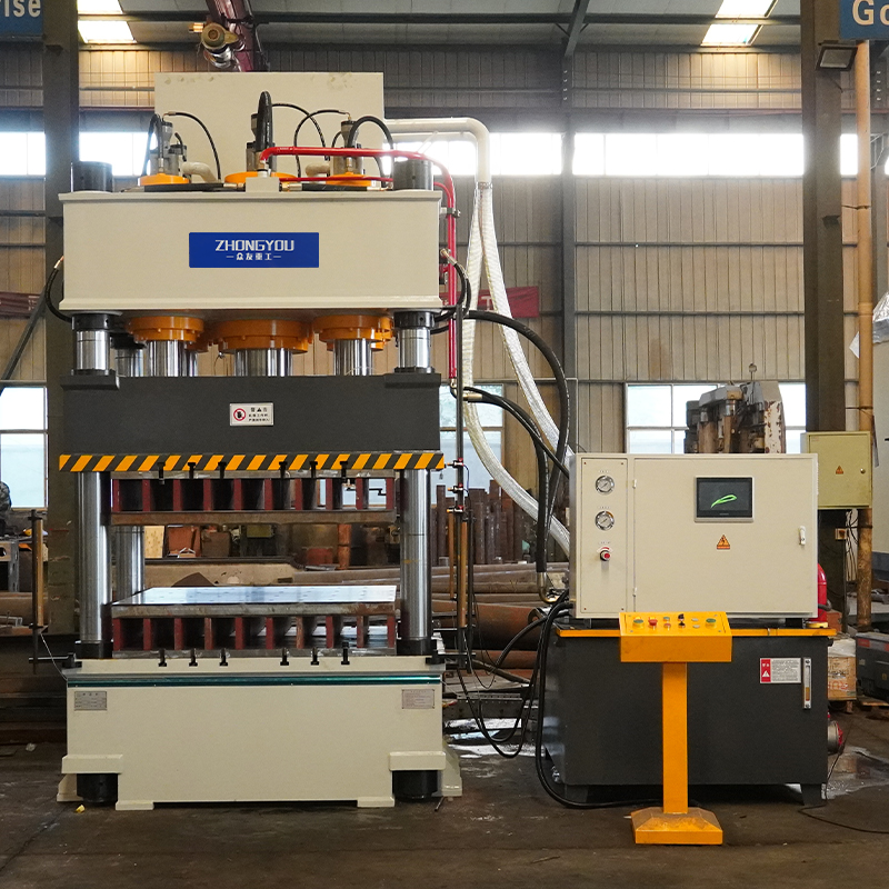 三梁四柱液压机   500吨带触摸屏模具压力机