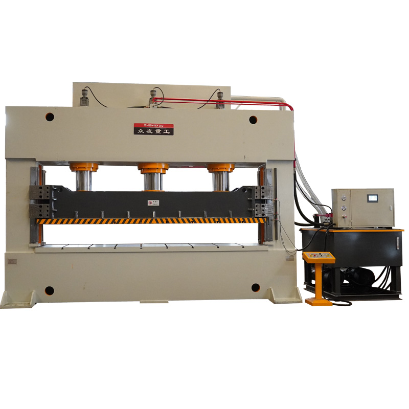 630吨框式金属板材液压机    集装箱侧板压力机