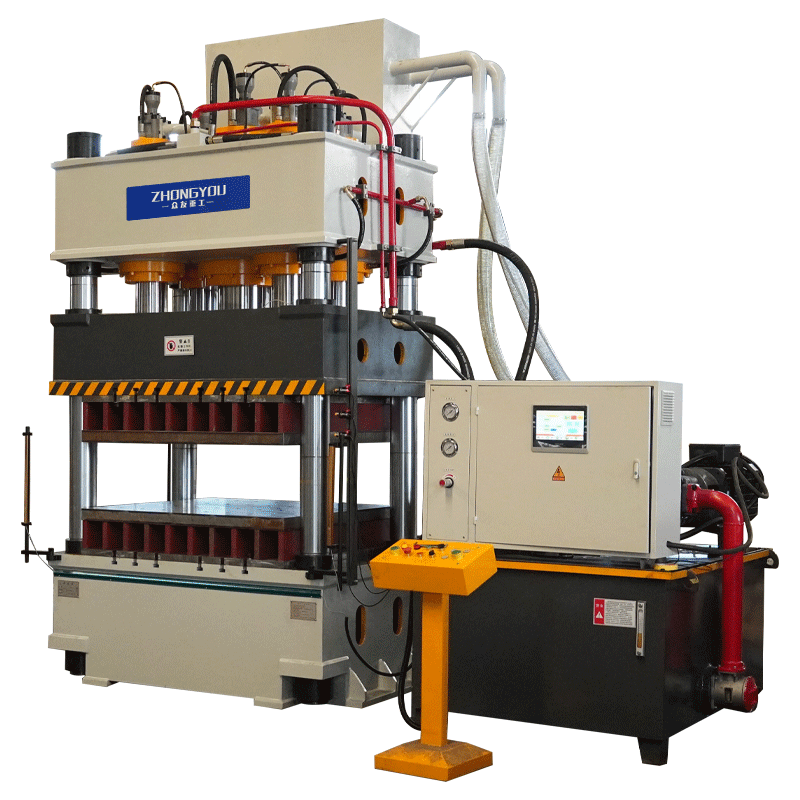 三梁四柱液压机   500吨带触摸屏模具压力机