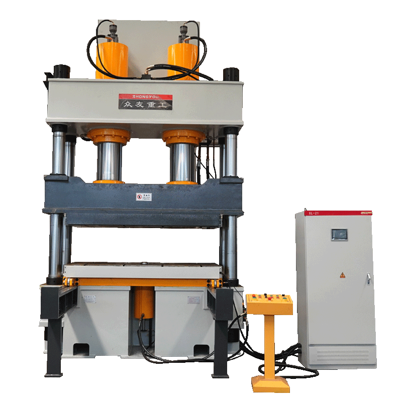 塑料托盘液压机   1000T四柱油压机 带移动工作台