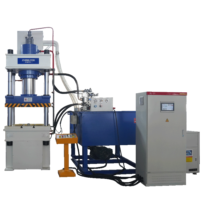 250吨三梁四柱液压机 伺服系统油压机