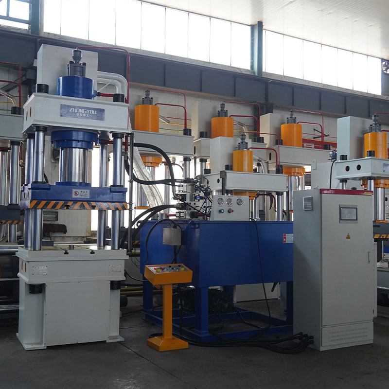 250吨三梁四柱液压机 伺服系统油压机