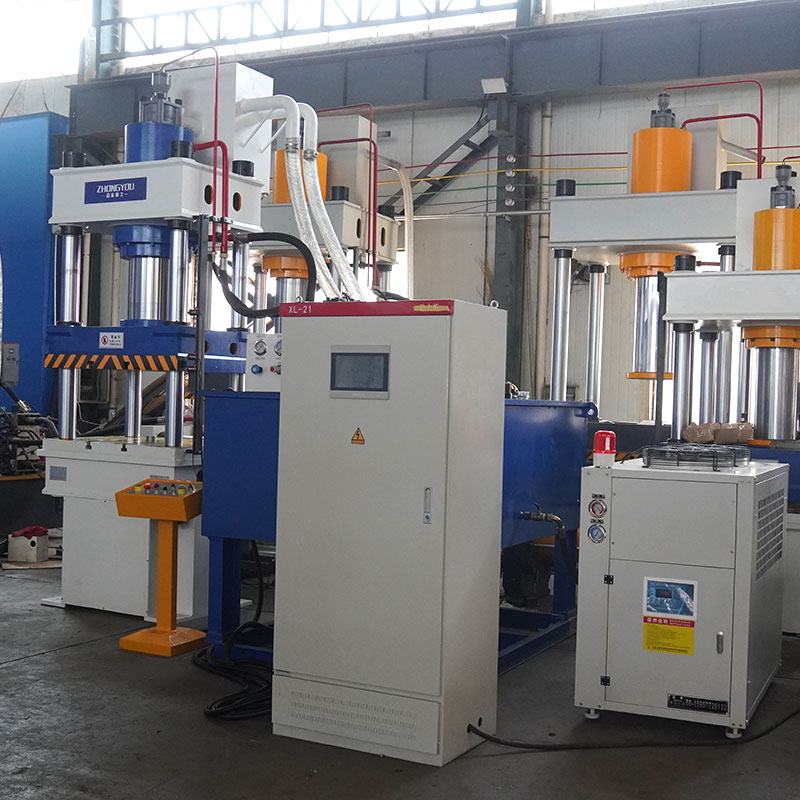 250吨三梁四柱液压机 伺服系统油压机