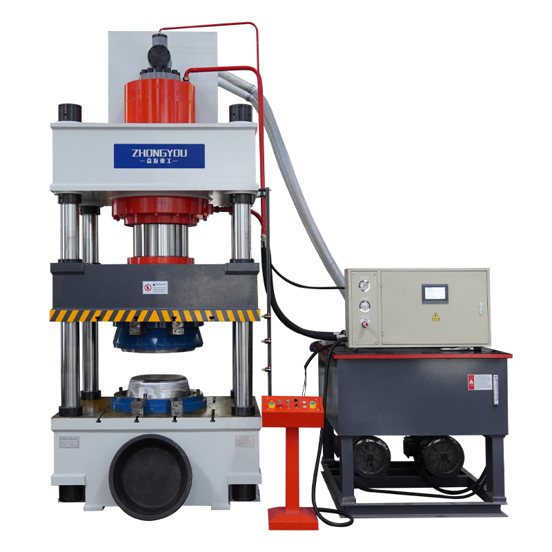 三梁四柱热压机  塑料盆液压机