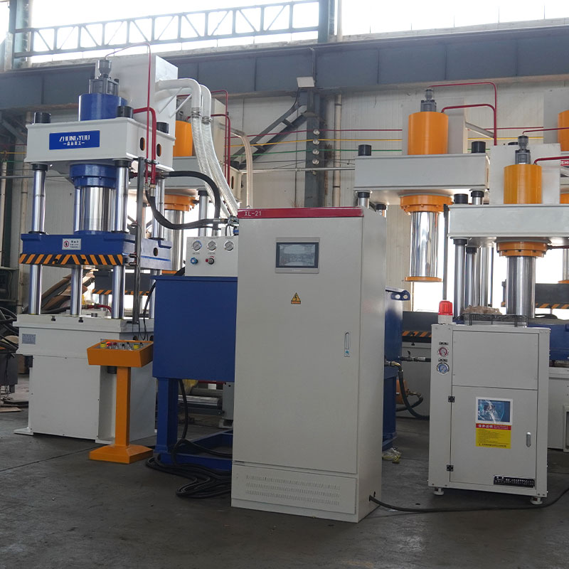 250吨三梁四柱液压机 伺服系统油压机