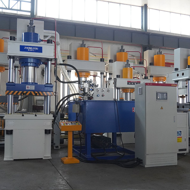 250吨三梁四柱液压机 伺服系统油压机